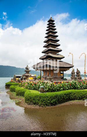 Indonesia, Bali, Candikuning Pura Ulun Danu Bratan, the temple on the lake Stock Photo