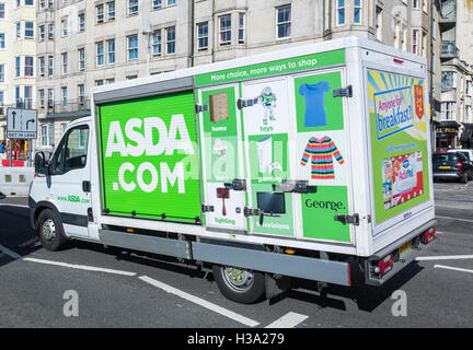 Asda food delivery van in the UK. Stock Photo