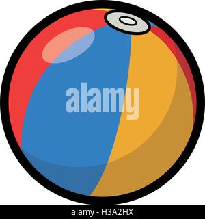 Beach Ball Stock Vector