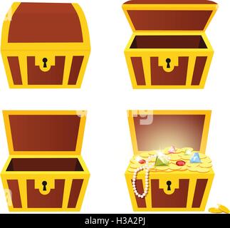 Treasure Chest Stock Vector