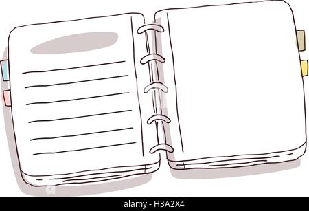Hand Drawn Notebook Stock Vector