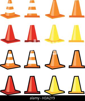 Training Cones Stock Vector