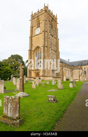 The church of St Candida & Holy Cross in the tiny village of Whitchurch ...