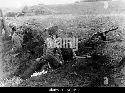 German infantrymen on the Eastern Front, 1941 Stock Photo