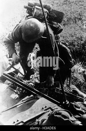 German assault gun on the Eastern Front, 1941 Stock Photo - Alamy