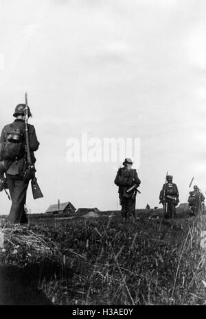 German infantry on the Eastern Front, 1941 Stock Photo