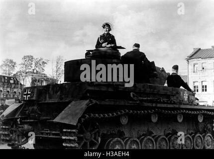 German tank regiment on the Eastern Front, June 1942 Stock Photo
