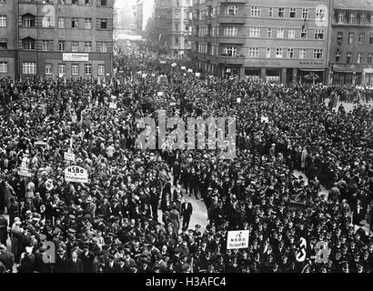 Rally of the N.S.B.O (National Socialist Company Cell Organiztion) in ...