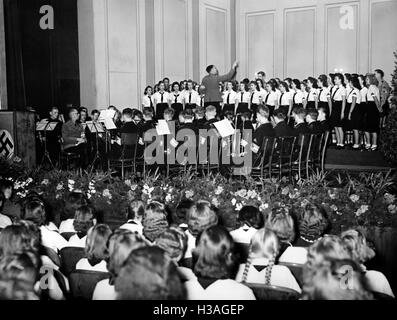 Rally of the HJ at the Schiller Theater, Berlin 1941 Stock Photo