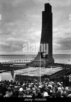 Inauguration of the Laboe Naval Memorial, 1936 Stock Photo