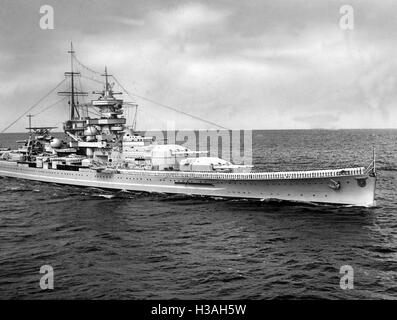 Naval review of the Kriegsmarine, 1938 Stock Photo