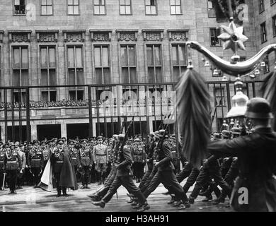 Parade of the Luftwaffe on the third anniversary of the Luftwaffe in Berlin, 1938 Stock Photo