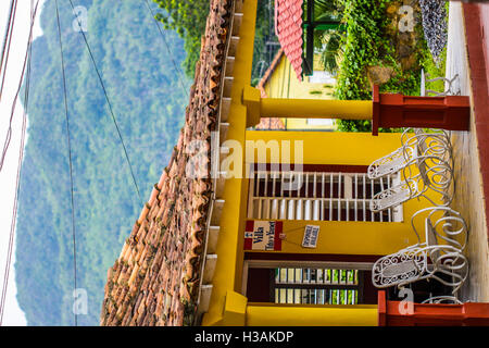 Private simple low budget colorful houses in Cuba Stock Photo