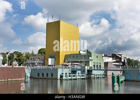 Groninger Museum Netherlands Groningen town city ( The museum exhibits modern and contemporary art ) Stock Photo