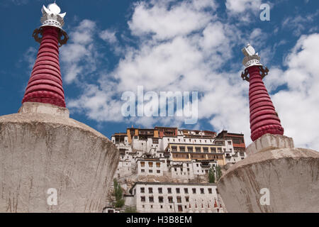 Buddhist monastery of Thikse. Stock Photo