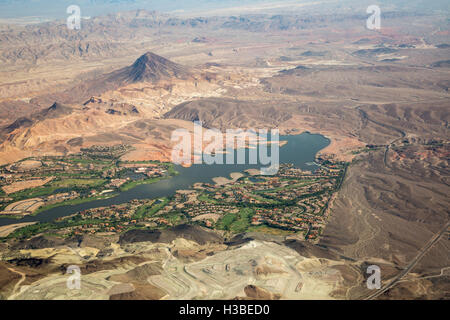 Lake Las Vegas, Henderson, Nevada, USA, aerial photo Stock Photo - Alamy