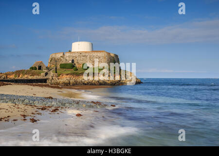 Fort Grey,  On Rocquaine Bay, Guernsey, Channel islands. Stock Photo