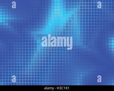 Vector Seamless Blue mosaic Stock Vector
