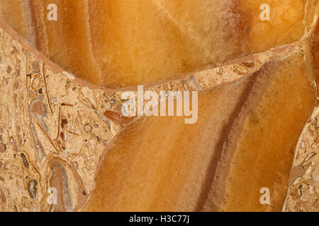 a yellow marble texture, pattern stone structure Stock Photo