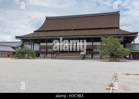 The Shishinden hall of the Emperial Palace. Stock Photo