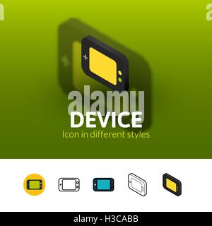 Device icon in different style Stock Vector