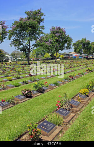 Kanchanaburi War Cemetery Stock Photo