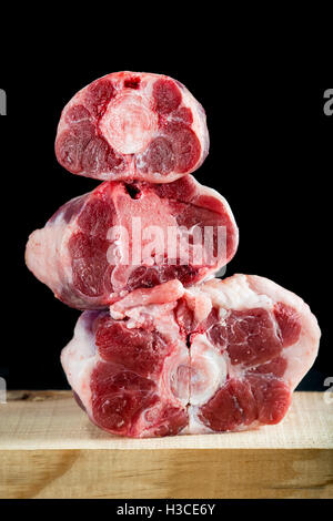 Shredded Raw Beef Cutting Board Knife Stock Photo by ©sosconcan 203799538