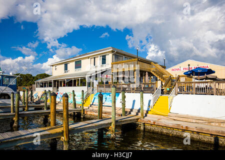 Snooks Bayside Bar and Grill on Lemon Bay off the Gulf of Mexico in the ...