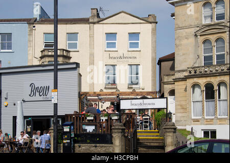 Brace & Browns bar and restaurant in Whiteladies Road, Clifton, Bristol, UK. Stock Photo