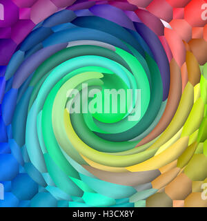 Abstract coloring background of the spectrums gradient with visual lighting,mosaic,spherize and twirl effects,good for design Stock Photo