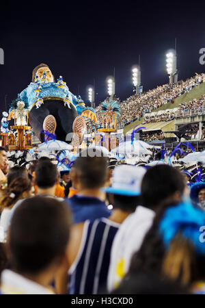 Carnival in Rio, Sambodromo, Sambadrome in Rio de Janeiro, Brazil Stock ...