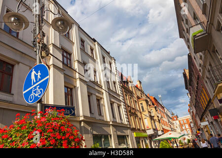 On the streets of Katowice city,  Silesian Metropolis, Poland Stock Photo
