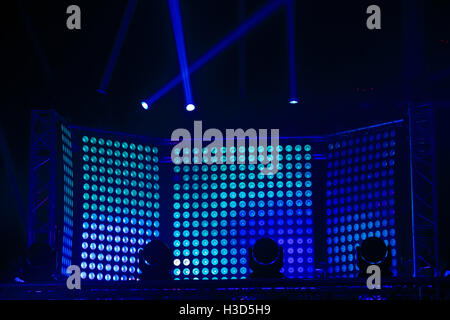 Led spotlights screen Stock Photo