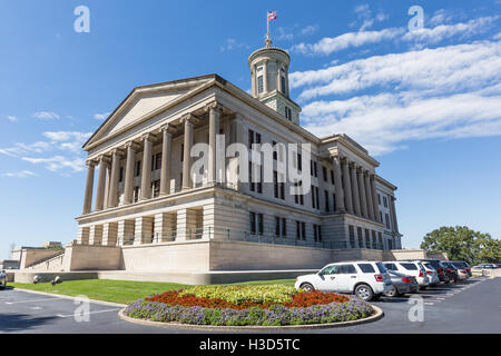 The Tennessee State Capitol in Nashville, Tennessee. Stock Photo