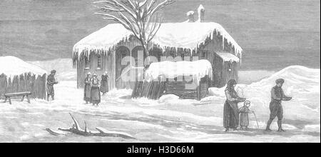BULGARIA The Eastern Question-Lady Strangford's hospital at Batak 1877. The Graphic Stock Photo