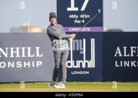 Carnoustie Golf Course, Fife, Scotland. 06th Oct, 2016. Alfred Dunhill ...