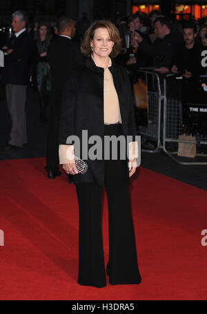 London, UK. Sigourney Weaver at the 60th BFI London Film Festival "A ...