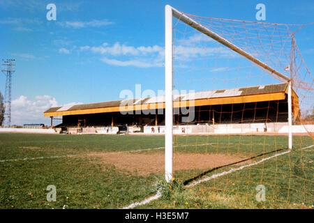 Poole Stadium, home of Poole Town Football Club (Dorset), pictured in April 1994 Stock Photo