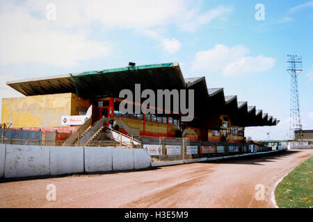 Poole Stadium, home of Poole Town Football Club (Dorset), pictured in April 1994 Stock Photo