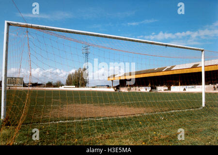 Poole Stadium, home of Poole Town Football Club (Dorset), pictured in April 1994 Stock Photo