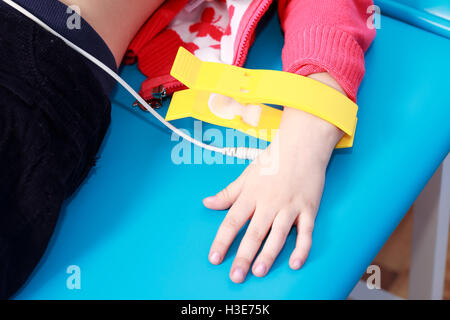 medical equipment for the measurement of ECG closeup cardiology heart health Stock Photo
