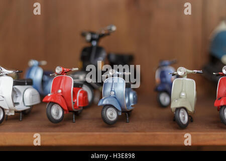 Vintage Motorcycle Scooter Miniature Model Stock Photo 573039808