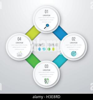 Vector illustration infographics. Business concept with 8 options. For ...