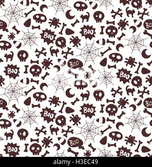 Vector Halloween seamless pattern Stock Vector