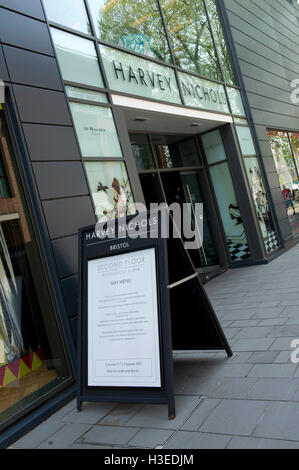 Harvey Nichols Second Floor Restaurant, Cabot Circus, Bristol, UK Stock Photo