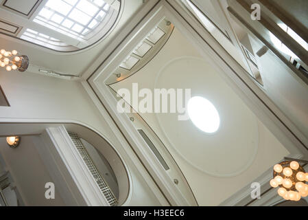 Ceiling of the Schermerhorn Symphony Center in Nashville TN Stock Photo