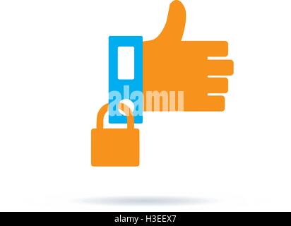 Security Icon design. Stock Vector