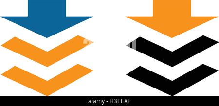 Archive Icon Design Concept Stock Vector