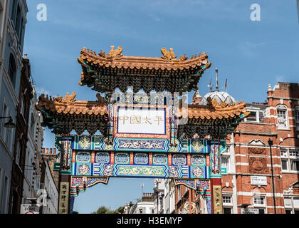 China Town in Soho London Stock Photo