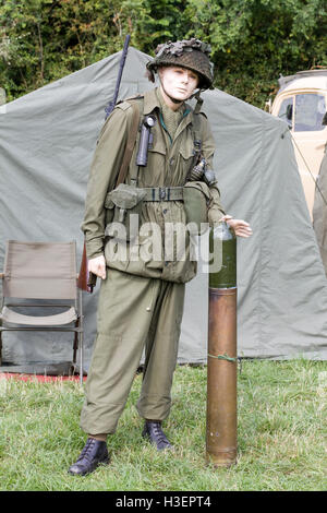 Mannequin dressed in Army Fatigues Stock Photo
